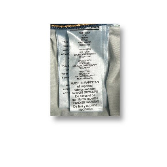 New Good American Good Ease Relaxed Jeans Size 16 Indigo $169 Wide-Leg Normcore - Picture 13 of 13